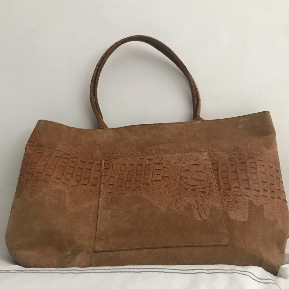Julie Feldman handmade leather shade tote bag - Picture 2 of 12